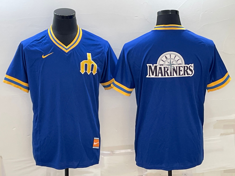 Men's Seattle Mariners Blue Team Jersey